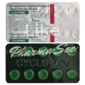 dicyclomine + paracetamol (δικυκλομίνη + παρακεταμόλη) χωρίς ιατρική συνταγή