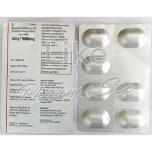 metformin + saxagliptin (μετφορμίνη + σαξαγλιπτίνη) χωρίς ιατρική συνταγή